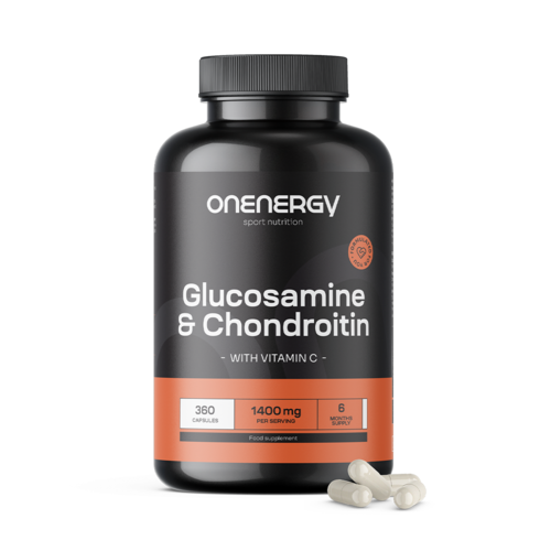 Glucosamine + Chondroitin 1400 mg, 360 capsules
