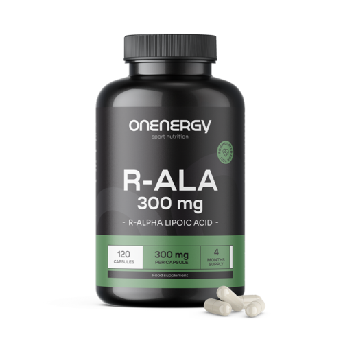 R-ALA – R-alpha Lipoic Acid 300 mg, 120 capsules