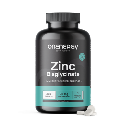 Zinc Bisglycinate 25 mg, 365 tablets