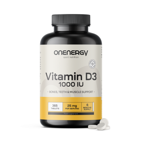 Vitamin D3 1000 IU, 365 tablets