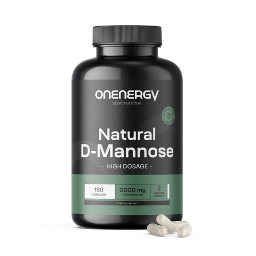 Natural D-Mannose 2000 mg, 180 capsules