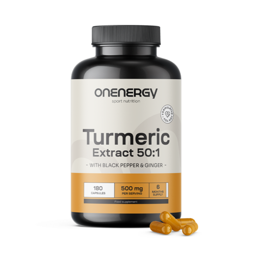 Turmeric 500 mg - Extract, 180 capsules