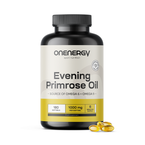 Evening Primrose Oil 1000 mg, 180 soft capsules