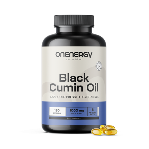 Black Cumin Seed Oil 1000 mg, 180 soft capsules