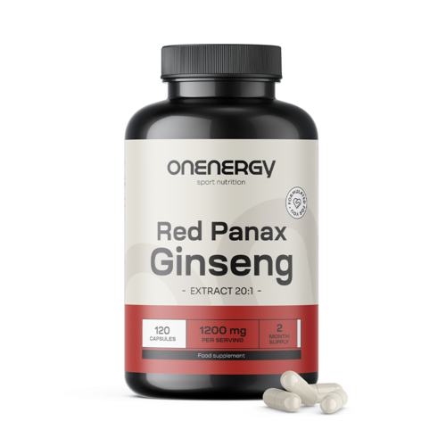 Red Panax Ginseng – Red Ginseng Extract 1200 mg, 120 capsules