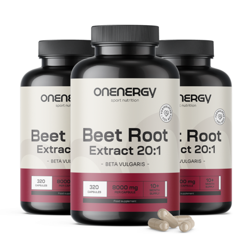 3x Beetroot 8000 mg - Extract, total 960 capsules