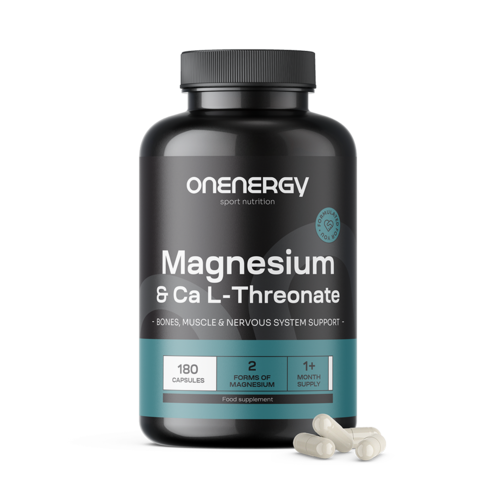 Magnesium + Calcium L-Threonate, 180 capsules