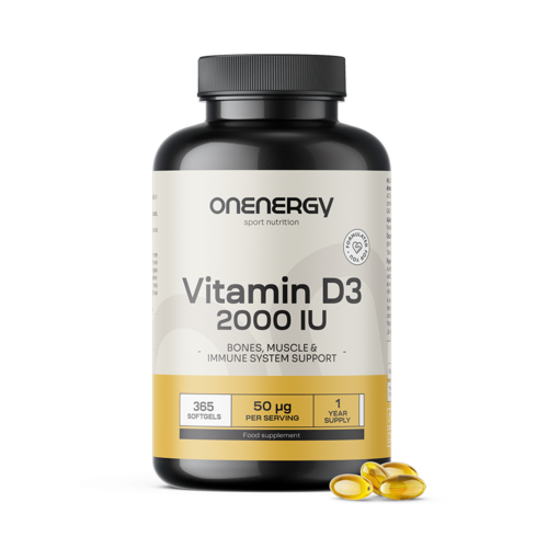 Vitamin D3 2000 IU, 365 softgels