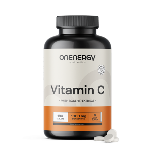 Vitamin C 1000 mg with Rosehip, 180 tablets