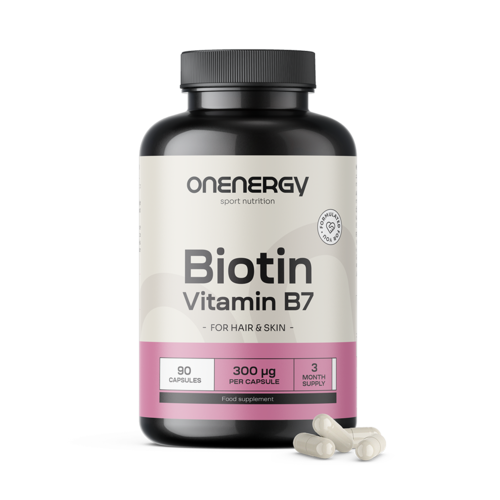 Biotin – Vitamin B7, 90 capsules