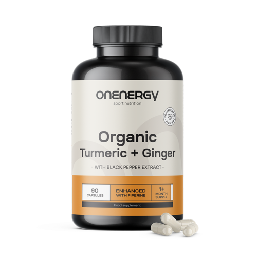 Organic Turmeric and Ginger, 90 capsules