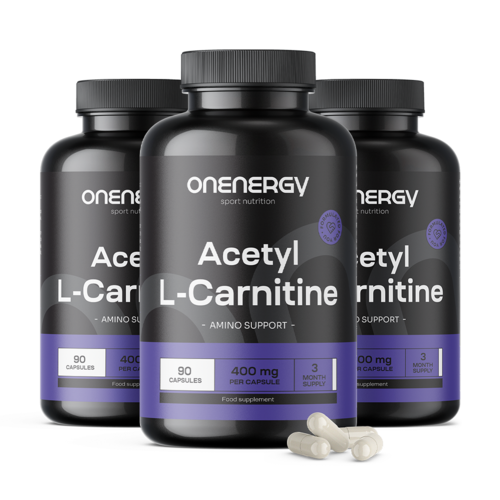 3x Acetyl-L-Carnitine HCl, total 270 capsules