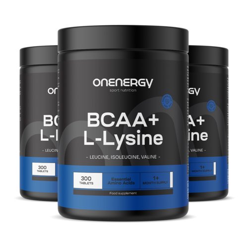 3x BCAA + L-Lysine, total 900 g