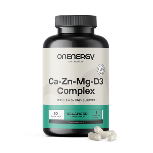 Calcium + Zinc + Magnesium + D3, 90 capsules