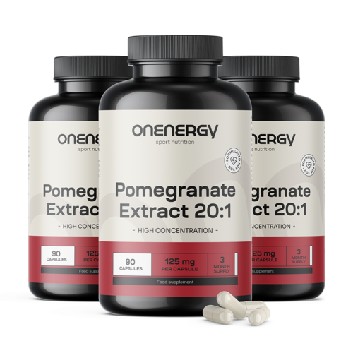 3x Pomegranate – Extract 20:1, total 270 capsules