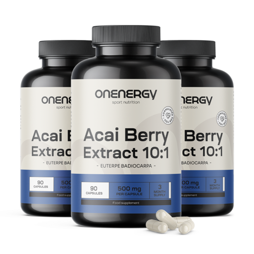 3x Acai Berry – Extract 10:1, total 270 capsules