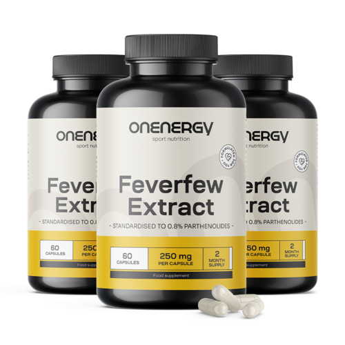 3x Feverfew Extract, total 180 capsules