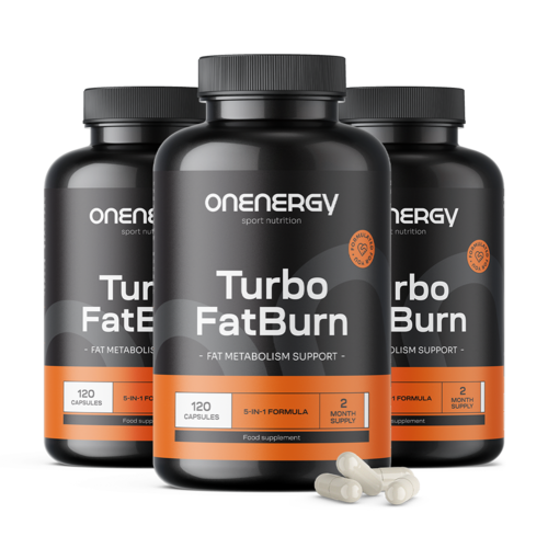3x Turbo FatBurn, total 360 capsules
