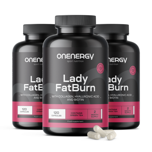 3x Lady FatBurn, total 360 capsules