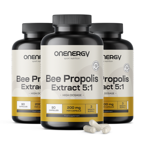 3x Propolis – 5:1 Extract, total 270 capsules