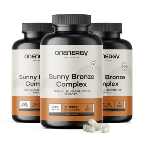 3x Sunny Bronze Complex – Tan Support, total 600 capsules 