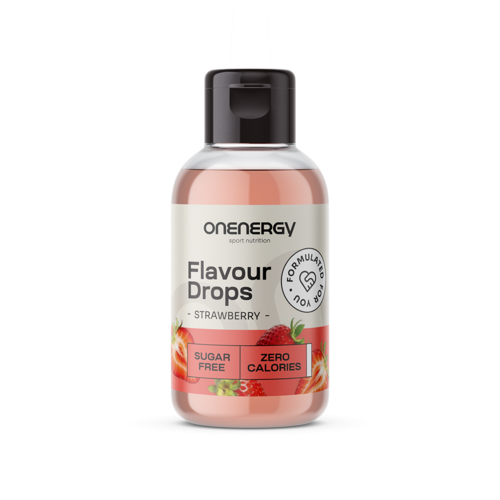 Flavor Drops with Sweetener – Strawberry, 50 ml