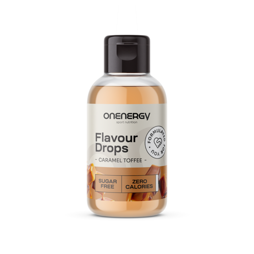 Flavour Drops with Sweetener – Toffee Caramel, 50 ml