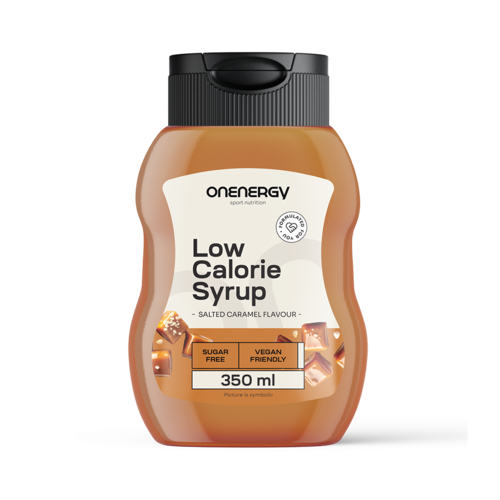 Low-Calorie Syrup with Sweetener - Salted Caramel, 350 ml
